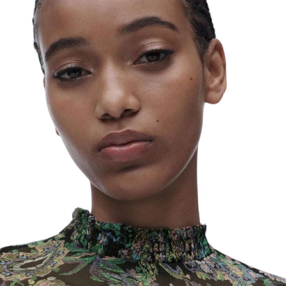ZARA | Multicolored | PRINTED SHORT DRESS - Picture 5 of 8